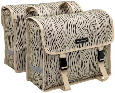 Newlooxs tas new dubbel fiori alma sand