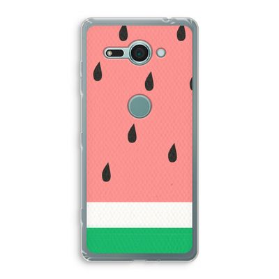 Watermeloen: Sony Xperia XZ2 Compact Transparant Hoesje