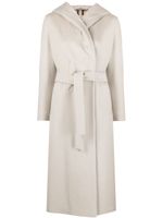 Herno manteau ceinturé à simple boutonnage - Tons neutres