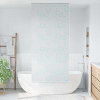 VidaXL Rolgordijn voor douche 80x240 cm bubbel