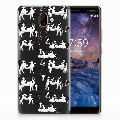 Nokia 7 Plus | TPU Hoesje | Koetjes