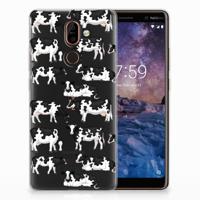 Nokia 7 Plus | TPU Hoesje | Koetjes