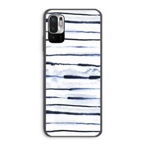 Ink Stripes: Xiaomi Redmi Note 10 5G Transparant Hoesje