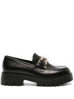 GUESS USA mocassins Ilary à plaque logo - Noir