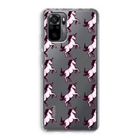 Musketon Unicorn: Xiaomi Redmi Note 10 Pro Transparant Hoesje