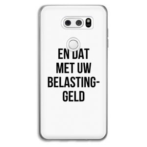 Belastinggeld: LG V30 Transparant Hoesje