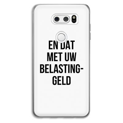 Belastinggeld: LG V30 Transparant Hoesje