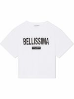 Dolce & Gabbana Kids t-shirt Bellissima à logo imprimé - Blanc - thumbnail