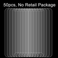 50 stuks voor iPhone 8 & iPhone 7 0 26 mm 9H oppervlakte hardheid 2.5D explosieveilige getemperd glas Non-full Screen Film No retailpakket