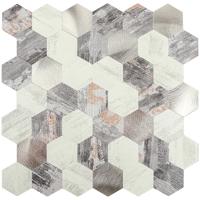 Zelfklevende Hexagon Mozaïektegels Naturel