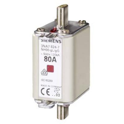 Siemens 3NA78307 Zekeringsinzetstuk Afmeting zekering : 0 100 A 500 V 3 stuk(s)