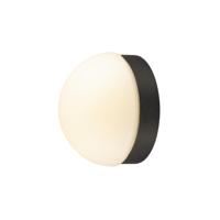 SLV WandlampCyft zwart met wit IP65 - 1008944