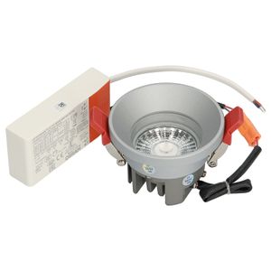 BM100-13 Rond vast verdikte rand Zilver