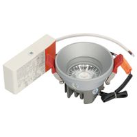 BM100-13 Rond vast verdikte rand Zilver