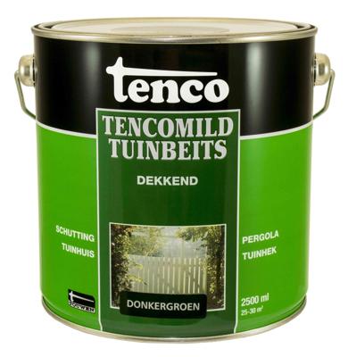 Dekkend donkergroen 2,5l mild verf/beits - Tenco