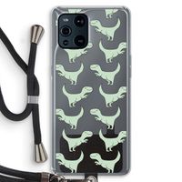 Dinos: Oppo Find X3 Pro Transparant Hoesje met koord