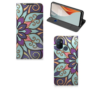 OnePlus Nord N100 Smart Cover Purple Flower