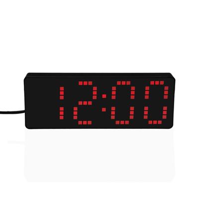 Wekker Versa Zwart Rood