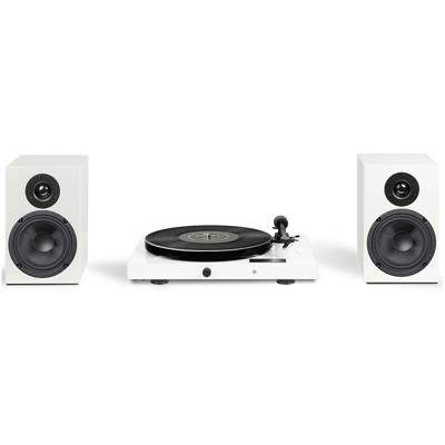 Pro-Ject Jukebox E1 + Speaker Box 5E Set Draaitafel systeem Platenspeler Wit