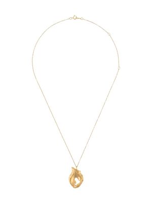 Alighieri collier à pendentif flamme - Or