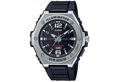 Horlogeband Casio MWA-100H-1AV / 10611391 Kunststof/Plastic Zwart