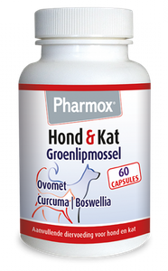 Pharmox Hond & Kat Groenlipmossel Capsules