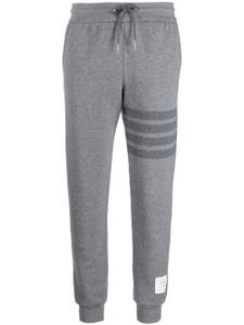 Thom Browne pantalon de jogging à rayures latérales - Gris