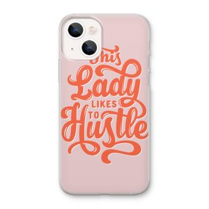 Hustle Lady: iPhone 13 mini Transparant Hoesje