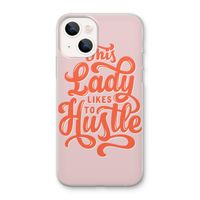 Hustle Lady: iPhone 13 mini Transparant Hoesje