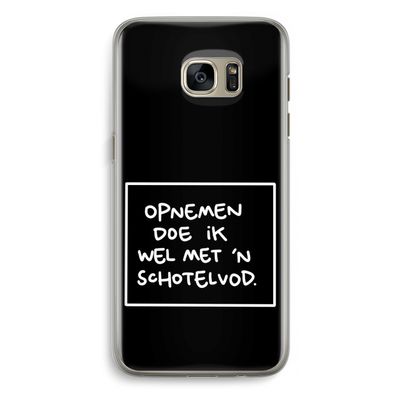 Schotelvod: Samsung Galaxy S7 Edge Transparant Hoesje