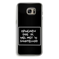 Schotelvod: Samsung Galaxy S7 Edge Transparant Hoesje