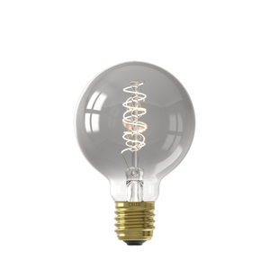 LED Flex Filament Globe lamp G80 220-240V 4W E27 Titanium - Calex