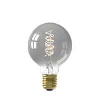 LED Flex Filament Globe lamp G80 220-240V 4W E27 Titanium - Calex - thumbnail
