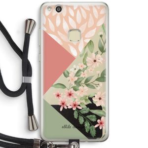 Sweet heaven geometrics: Huawei Ascend P10 Lite Transparant Hoesje met koord