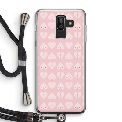 Ass 'n Titties: Samsung Galaxy J8 (2018) Transparant Hoesje met koord