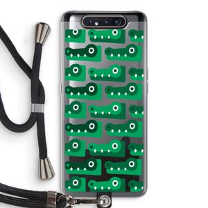 Crocs: Samsung Galaxy A80 Transparant Hoesje met koord