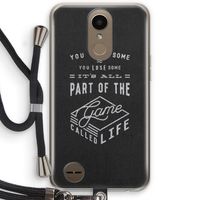 Life: LG K10 (2017) Transparant Hoesje met koord