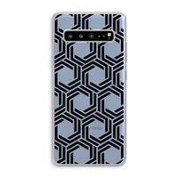 Geometrisch patroon: Samsung Galaxy S10 5G Transparant Hoesje