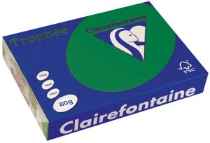 Clairefontaine Trophée Intens, gekleurd papier, A4, 80 g, 500 vel, dennegroen