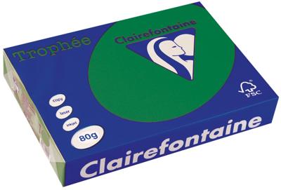 Clairefontaine Trophée Intens, gekleurd papier, A4, 80 g, 500 vel, dennegroen