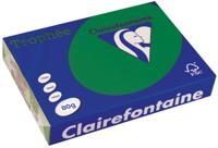 Clairefontaine Trophée Intens, gekleurd papier, A4, 80 g, 500 vel, dennegroen Clairefontaine Trophée Intens, gekleurd papier, A4, 80 g, 500 vel, dennegroen