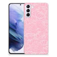 Samsung Galaxy S21 Plus | TPU Case | White Flowers