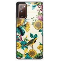 Samsung Galaxy S20 FE glazen hardcase - Sunflowers