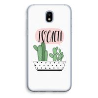 I love cacti: Samsung Galaxy J5 (2017) Transparant Hoesje