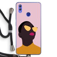 Yellow glasses: Honor Note 10 Transparant Hoesje met koord