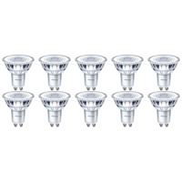 Philips LED Spot 10-Pack GU10 Dimbaar 4W 2700K Zeer Warm Wit