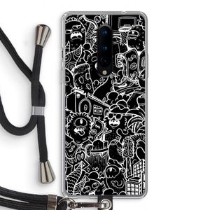 Vexx Black City : OnePlus 8 Transparant Hoesje met koord