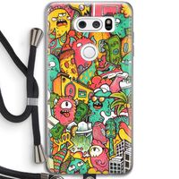 Vexx City: LG V30 Transparant Hoesje met koord