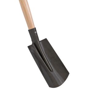 Mini zwarte spade / schep 75 cm