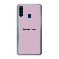 kwetsbaar: Samsung Galaxy A20s Transparant Hoesje